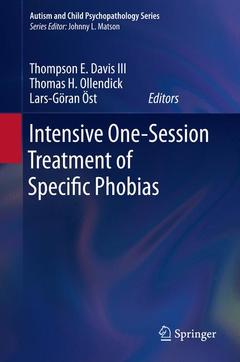 Cover of the book Intensive One-Session Treatment of Specific Phobias