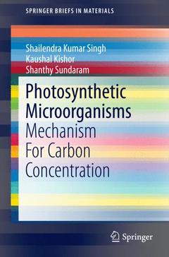 Couverture de l’ouvrage Photosynthetic Microorganisms