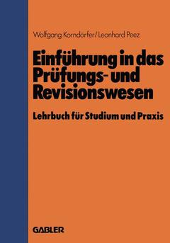 Cover of the book Einführung in das Prüfungs- und Revisionswesen