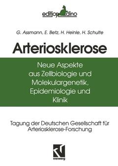 Couverture de l’ouvrage Arteriosklerose