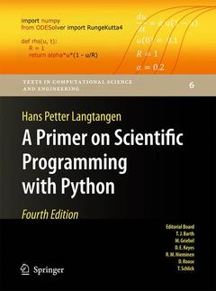 Couverture de l’ouvrage A Primer on Scientific Programming with Python