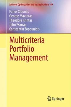 Couverture de l’ouvrage Multicriteria Portfolio Management