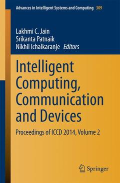 Couverture de l’ouvrage Intelligent Computing, Communication and Devices