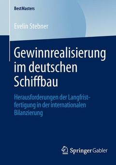 Couverture de l’ouvrage Gewinnrealisierung im deutschen Schiffbau