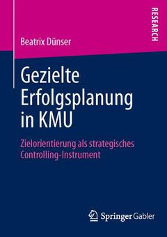 Couverture de l’ouvrage Gezielte Erfolgsplanung in KMU