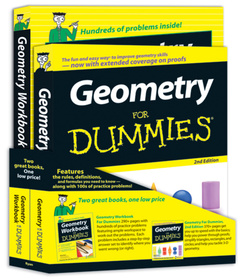 Couverture de l’ouvrage Geometry For Dummies® Education Bundle