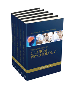 Couverture de l’ouvrage The Encyclopedia of Clinical Psychology, 5 Volume Set