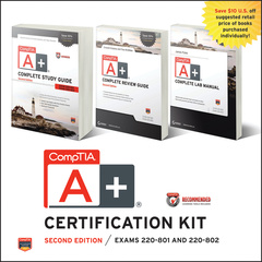 Couverture de l’ouvrage CompTIA A+ Complete Certification Kit Recommended Courseware