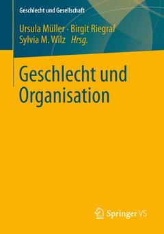 Couverture de l’ouvrage Geschlecht und Organisation