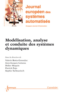 Cover of the book Journal européen des systèmes automatisés RS-série JESA Volume 47 N° 4-8/Juin-Décembre 2013