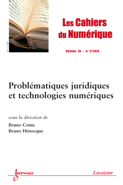 Couverture de l’ouvrage Les Cahiers du Numérique Volume 10 N° 2/Avril-Juin 2014