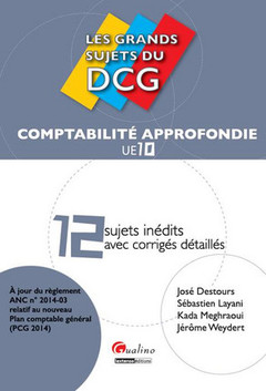 Cover of the book les grands sujets du dcg 10 - comptabilité approfondie