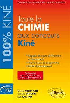 Cover of the book Toute la Chimie aux concours Kiné