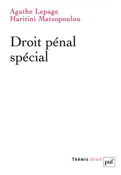 Cover of the book Droit pénal spécial