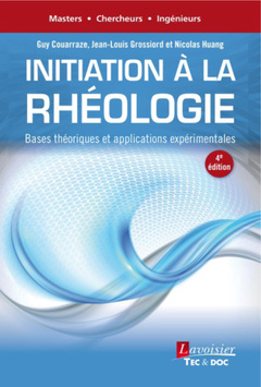 Cover of the book Initiation à la rhéologie