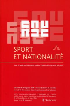 Couverture de l’ouvrage sport et nationalite