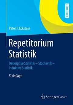 Couverture de l’ouvrage Repetitorium Statistik