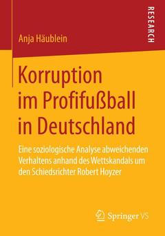 Couverture de l’ouvrage Korruption im Profifußball in Deutschland