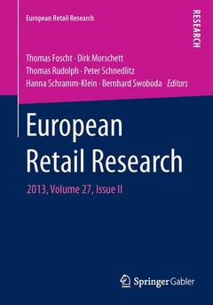 Couverture de l’ouvrage European Retail Research