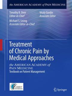 Couverture de l’ouvrage Treatment of Chronic Pain by Medical Approaches