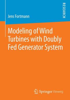 Couverture de l’ouvrage Modeling of Wind Turbines with Doubly Fed Generator System
