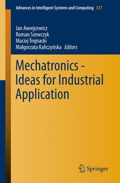 Couverture de l’ouvrage Mechatronics: Ideas for Industrial Applications