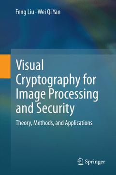 Couverture de l’ouvrage Visual Cryptography for Image Processing and Security