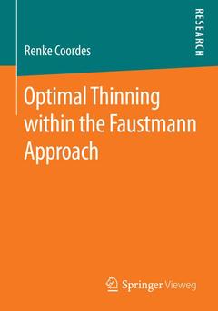 Cover of the book Optimal Thinning within the Faustmann Approach