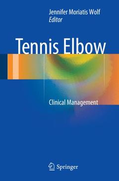 Couverture de l’ouvrage Tennis Elbow