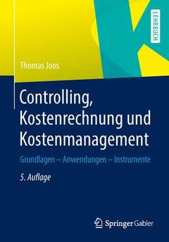 Couverture de l’ouvrage Controlling, Kostenrechnung und Kostenmanagement