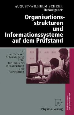 Couverture de l’ouvrage Organisationsstrukturen und Informationssysteme auf dem Prüfstand
