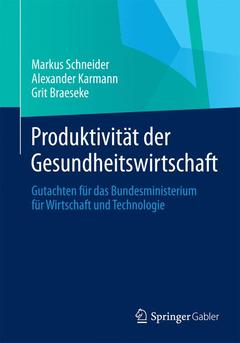 Couverture de l’ouvrage Produktivität der Gesundheitswirtschaft