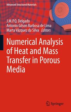 Couverture de l’ouvrage Numerical Analysis of Heat and Mass Transfer in Porous Media