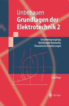 Cover of the book Grundlagen der Elektrotechnik 2