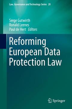 Cover of the book Reforming European Data Protection Law
