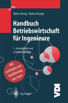 Couverture de l’ouvrage Handbuch Betriebswirtschaft für Ingenieure