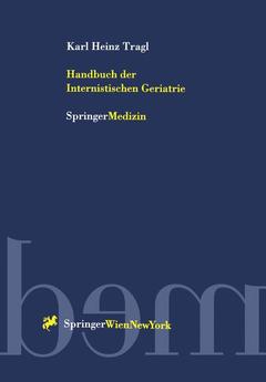 Couverture de l’ouvrage Handbuch der Internistischen Geriatrie