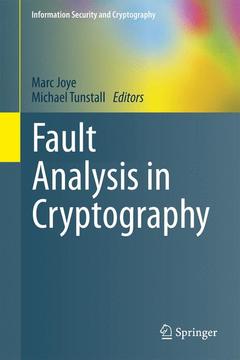 Couverture de l’ouvrage Fault Analysis in Cryptography
