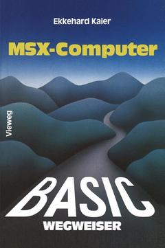 Cover of the book BASIC-Wegweiser für MSX-Computer
