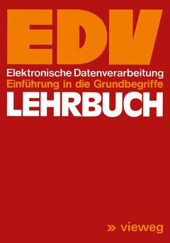 Cover of the book Lehrbuch EDV