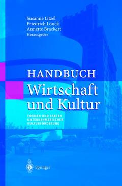 Couverture de l’ouvrage Handbuch Wirtschaft und Kultur