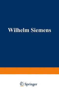 Couverture de l’ouvrage Wilhelm Siemens