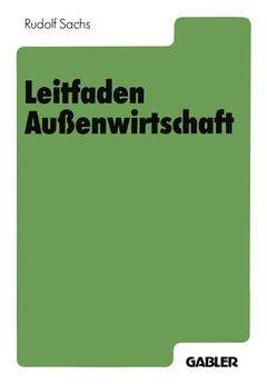 Couverture de l’ouvrage Leitfaden Außenwirtschaft