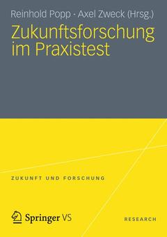 Couverture de l’ouvrage Zukunftsforschung im Praxistest