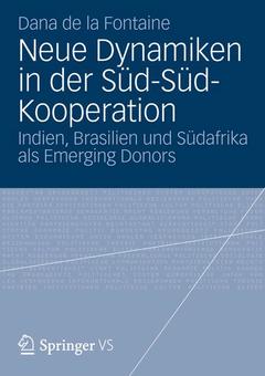 Couverture de l’ouvrage Neue Dynamiken in der Süd-Süd-Kooperation