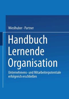 Couverture de l’ouvrage Handbuch Lernende Organisation
