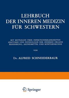Couverture de l’ouvrage Lehrbuch der Inneren Medizin für Schwestern