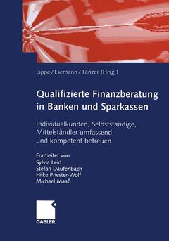 Couverture de l’ouvrage Qualifizierte Finanzberatung in Banken und Sparkassen