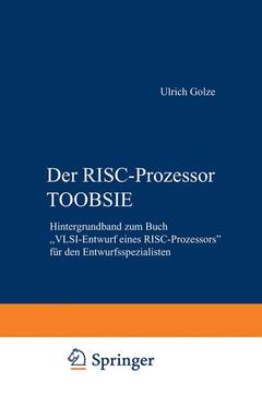 Cover of the book Der RISC-Prozessor TOOBSIE