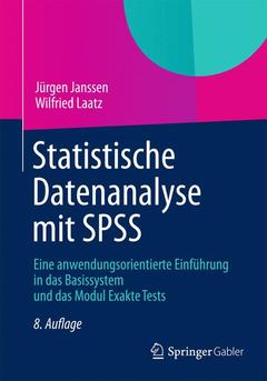 Couverture de l’ouvrage Statistische Datenanalyse mit SPSS